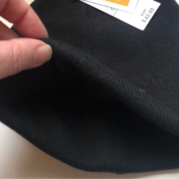 New Timberland Hat Men’s Winter Black Cuffed Knit Beanie Hat Casual Outdoor Fall - Picture 4 of 11